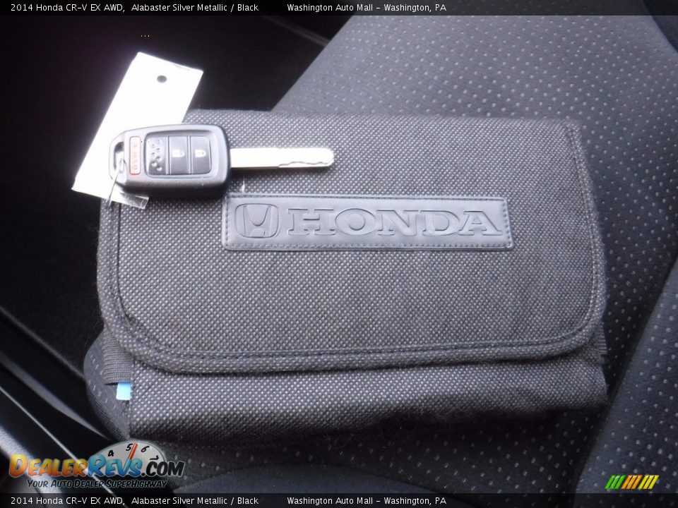 2014 Honda CR-V EX AWD Alabaster Silver Metallic / Black Photo #25