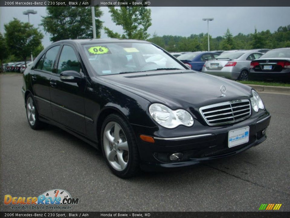 2006 Mercedes-Benz C 230 Sport Black / Ash Photo #1