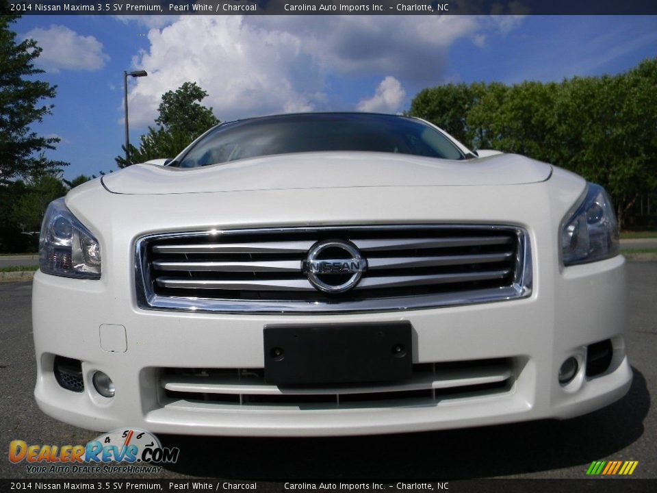 2014 Nissan Maxima 3.5 SV Premium Pearl White / Charcoal Photo #4