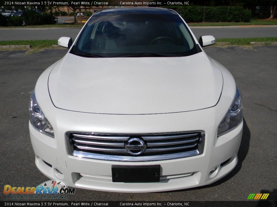 2014 Nissan Maxima 3.5 SV Premium Pearl White / Charcoal Photo #5