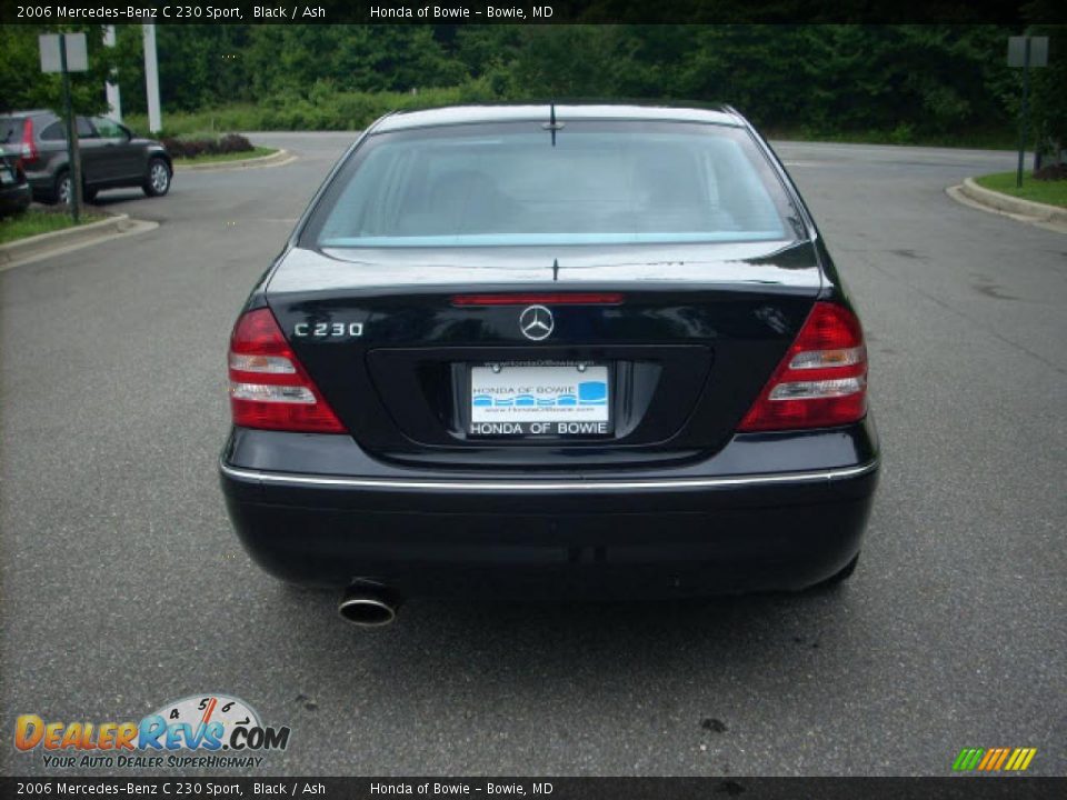 2006 Mercedes-Benz C 230 Sport Black / Ash Photo #4
