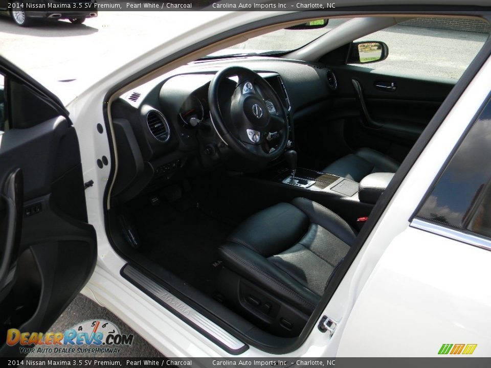 2014 Nissan Maxima 3.5 SV Premium Pearl White / Charcoal Photo #17