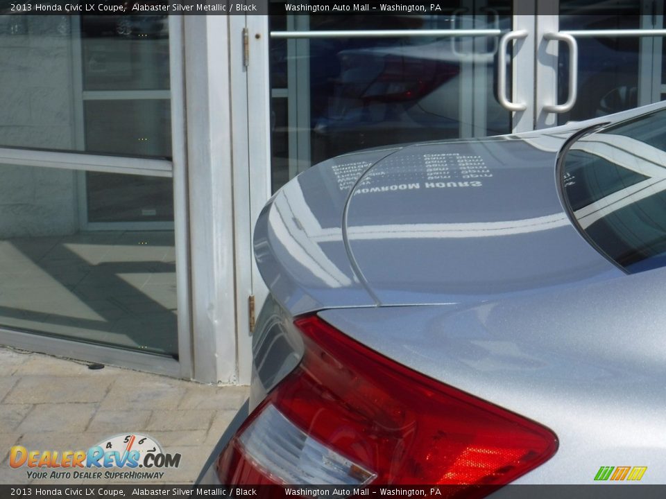 2013 Honda Civic LX Coupe Alabaster Silver Metallic / Black Photo #4