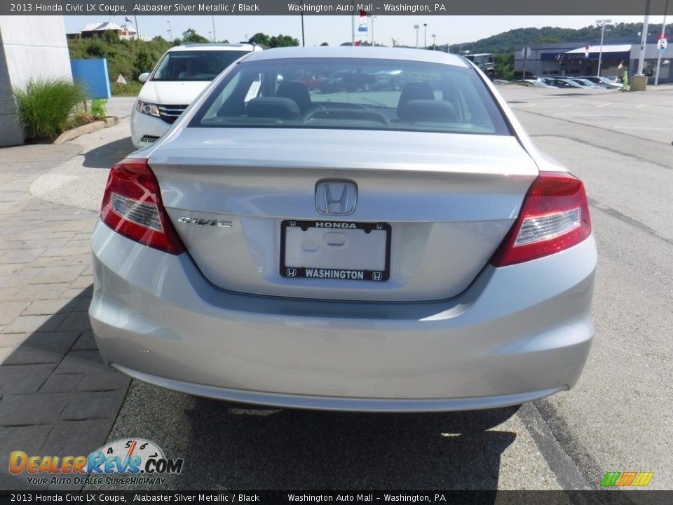 2013 Honda Civic LX Coupe Alabaster Silver Metallic / Black Photo #9