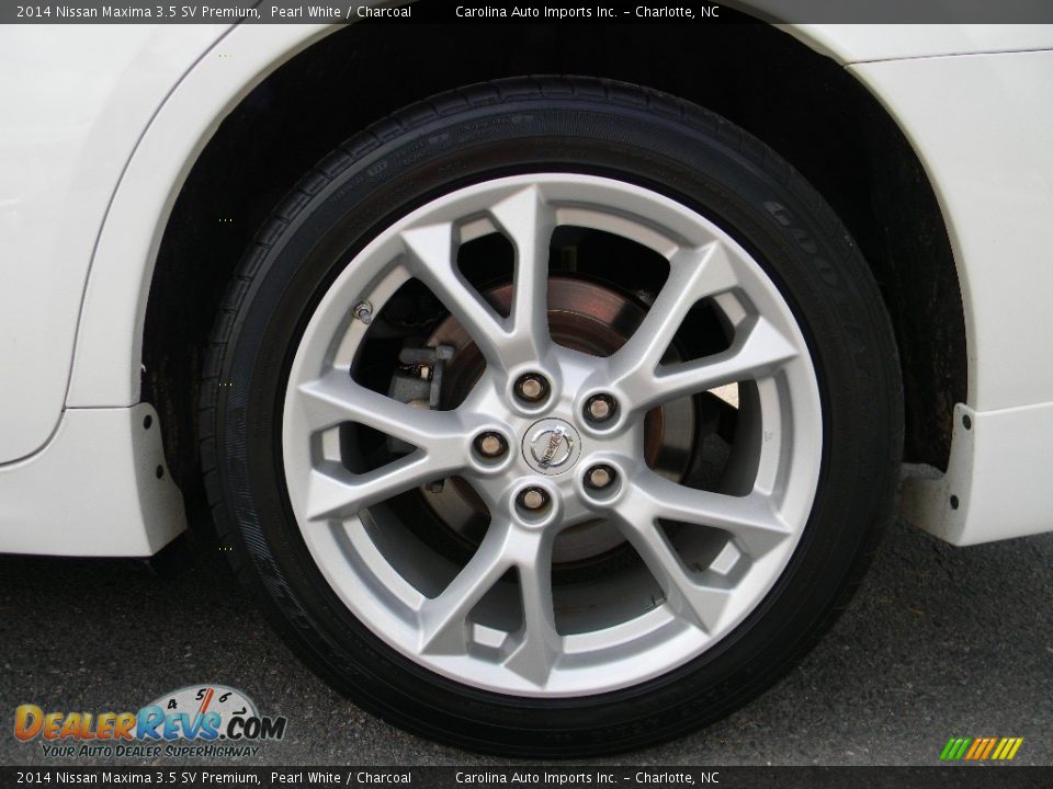 2014 Nissan Maxima 3.5 SV Premium Pearl White / Charcoal Photo #26