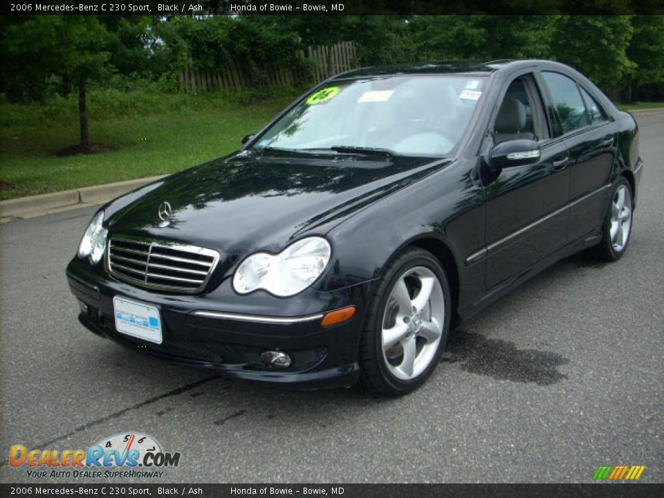 2006 Mercedes-Benz C 230 Sport Black / Ash Photo #7