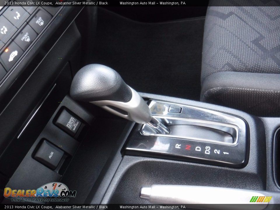 2013 Honda Civic LX Coupe Alabaster Silver Metallic / Black Photo #17
