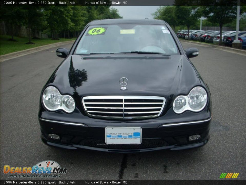 2006 Mercedes-Benz C 230 Sport Black / Ash Photo #8