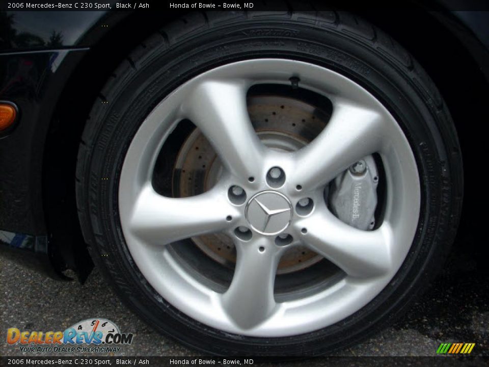 2006 Mercedes-Benz C 230 Sport Black / Ash Photo #10