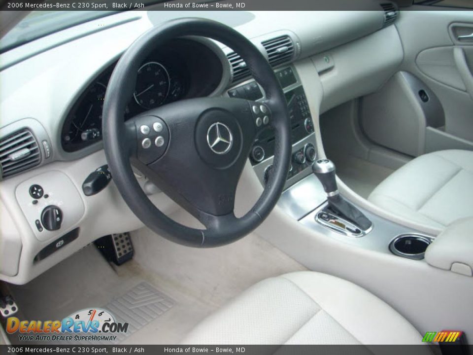 2006 Mercedes-Benz C 230 Sport Black / Ash Photo #11