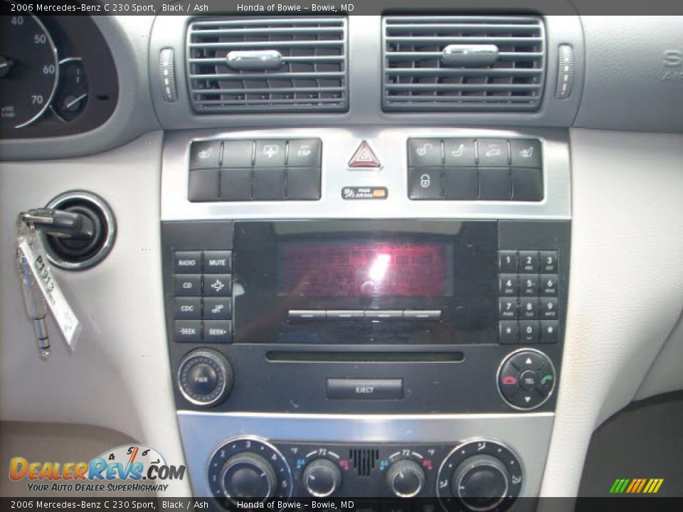 2006 Mercedes-Benz C 230 Sport Black / Ash Photo #14