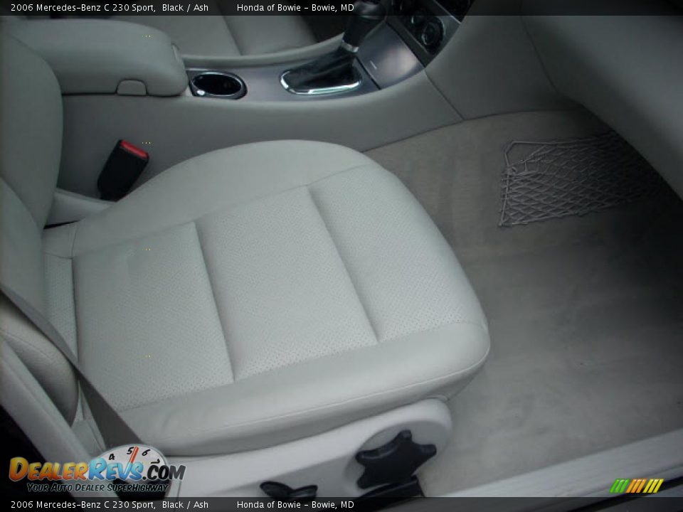 2006 Mercedes-Benz C 230 Sport Black / Ash Photo #20