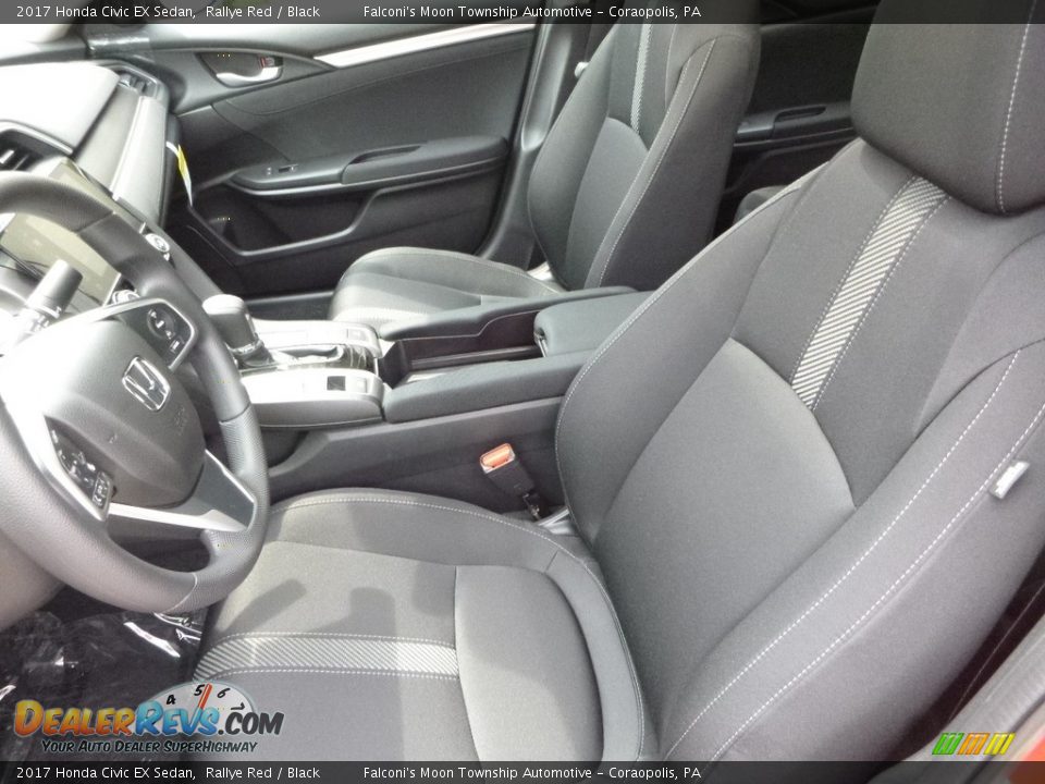 2017 Honda Civic EX Sedan Rallye Red / Black Photo #8