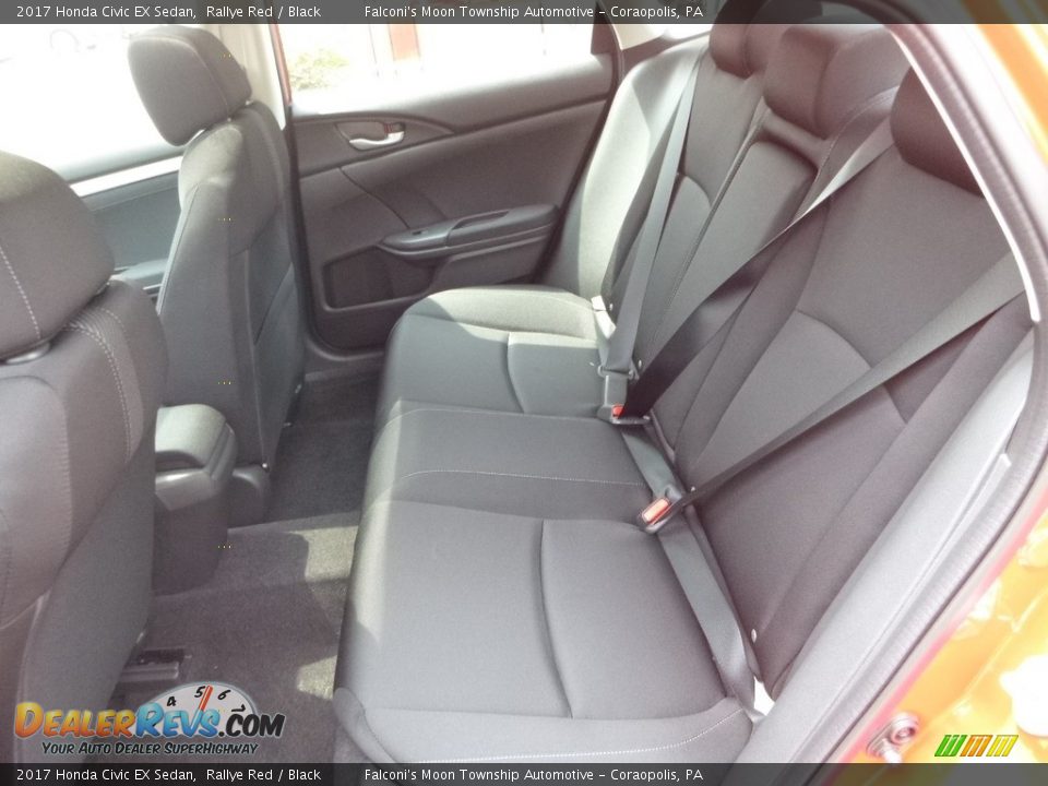 2017 Honda Civic EX Sedan Rallye Red / Black Photo #9