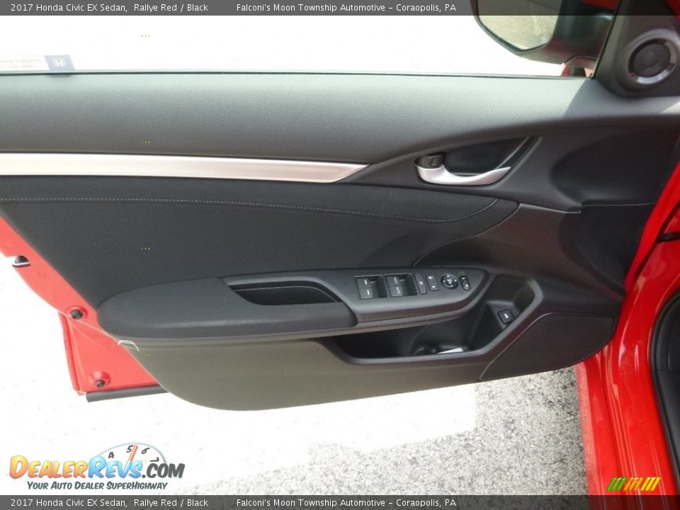 2017 Honda Civic EX Sedan Rallye Red / Black Photo #11