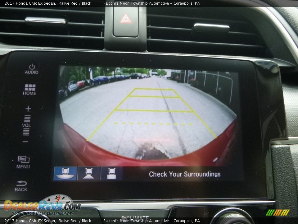 2017 Honda Civic EX Sedan Rallye Red / Black Photo #15
