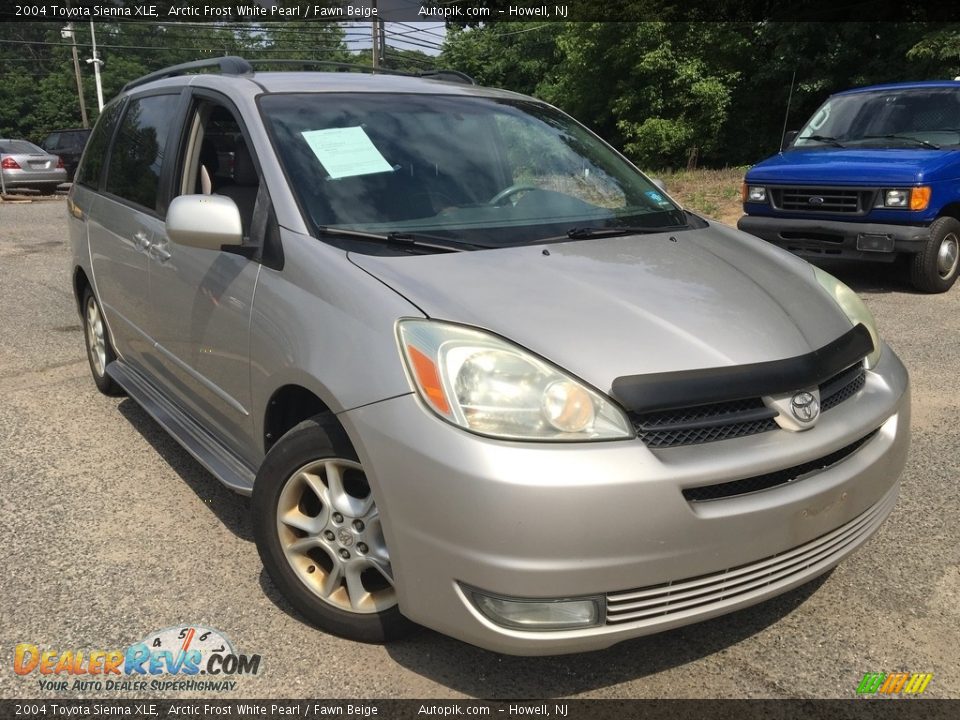 2004 Toyota Sienna XLE Arctic Frost White Pearl / Fawn Beige Photo #1