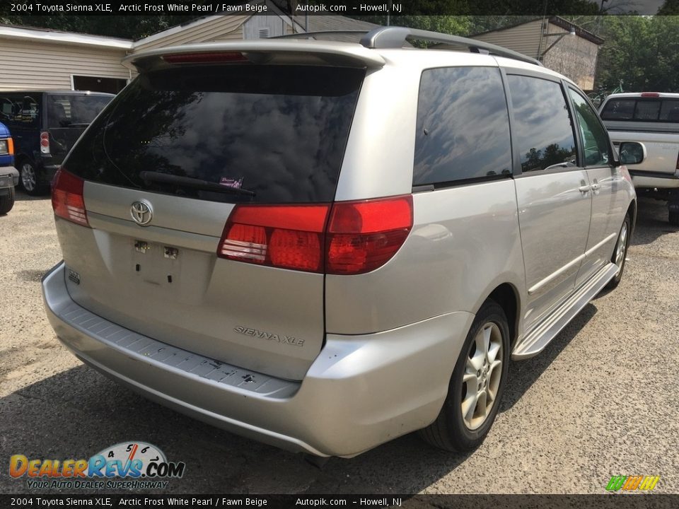 2004 Toyota Sienna XLE Arctic Frost White Pearl / Fawn Beige Photo #5