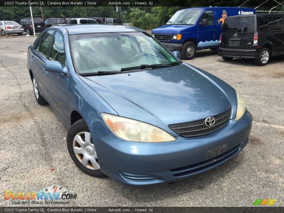 2003 Toyota Camry LE Catalina Blue Metallic / Stone Photo #1