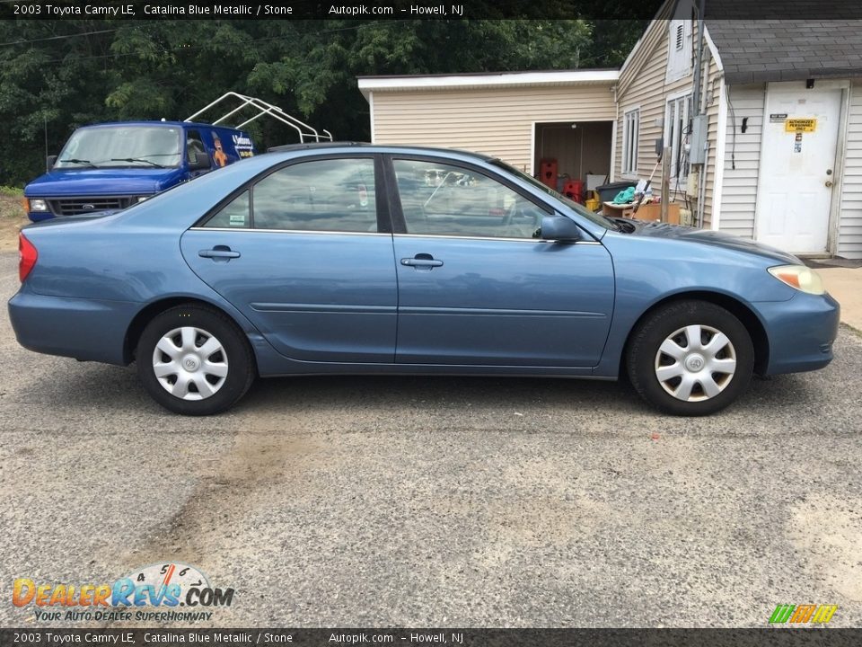 2003 Toyota Camry LE Catalina Blue Metallic / Stone Photo #2