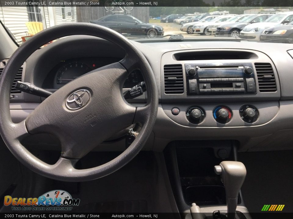 2003 Toyota Camry LE Catalina Blue Metallic / Stone Photo #9