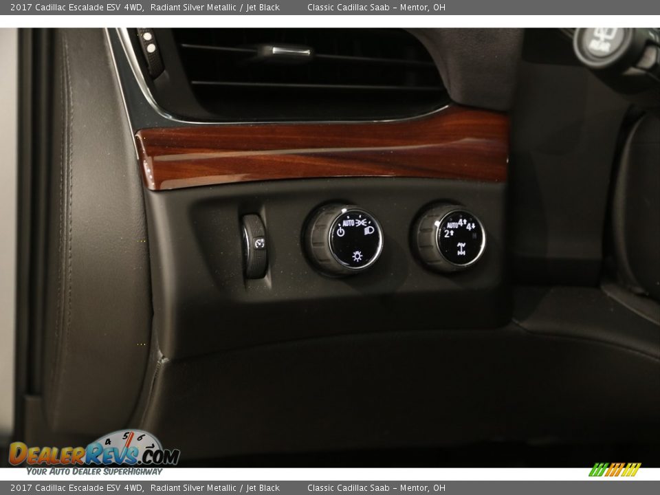 2017 Cadillac Escalade ESV 4WD Radiant Silver Metallic / Jet Black Photo #7