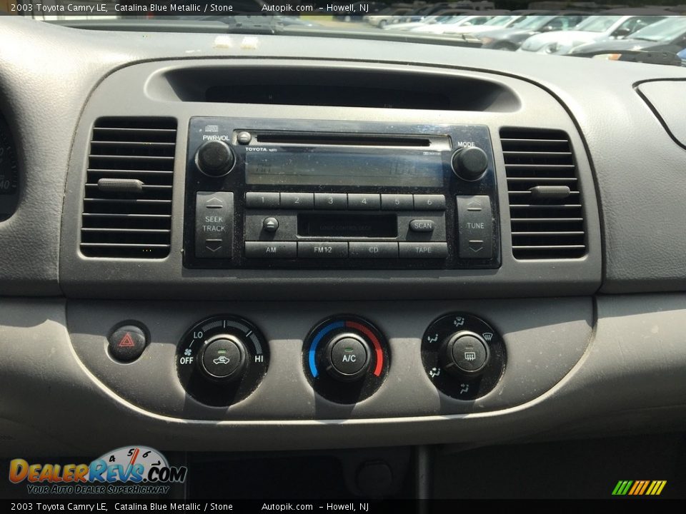 2003 Toyota Camry LE Catalina Blue Metallic / Stone Photo #11