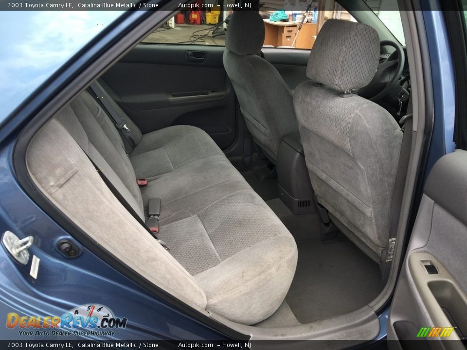 2003 Toyota Camry LE Catalina Blue Metallic / Stone Photo #14