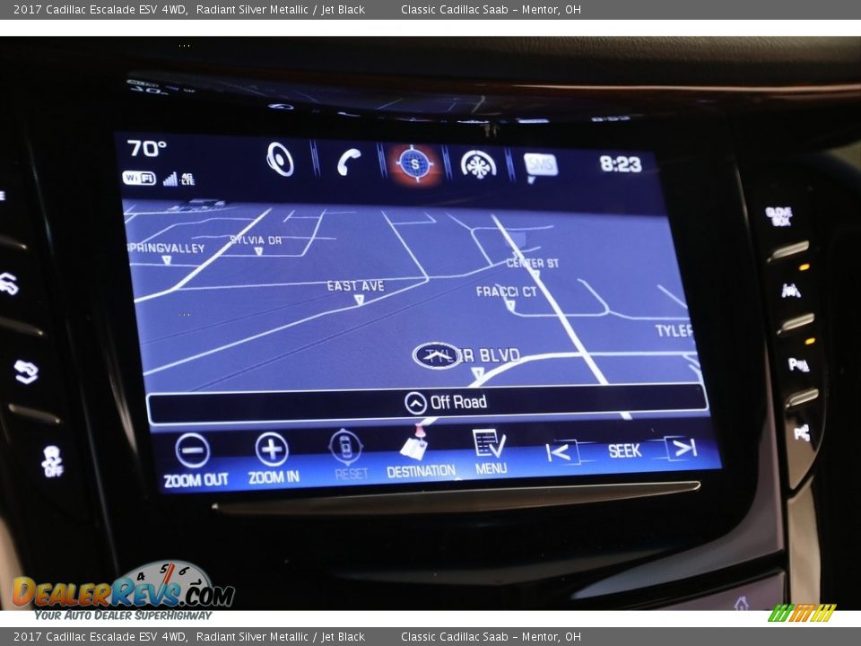 2017 Cadillac Escalade ESV 4WD Radiant Silver Metallic / Jet Black Photo #13