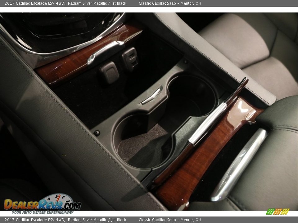 2017 Cadillac Escalade ESV 4WD Radiant Silver Metallic / Jet Black Photo #18