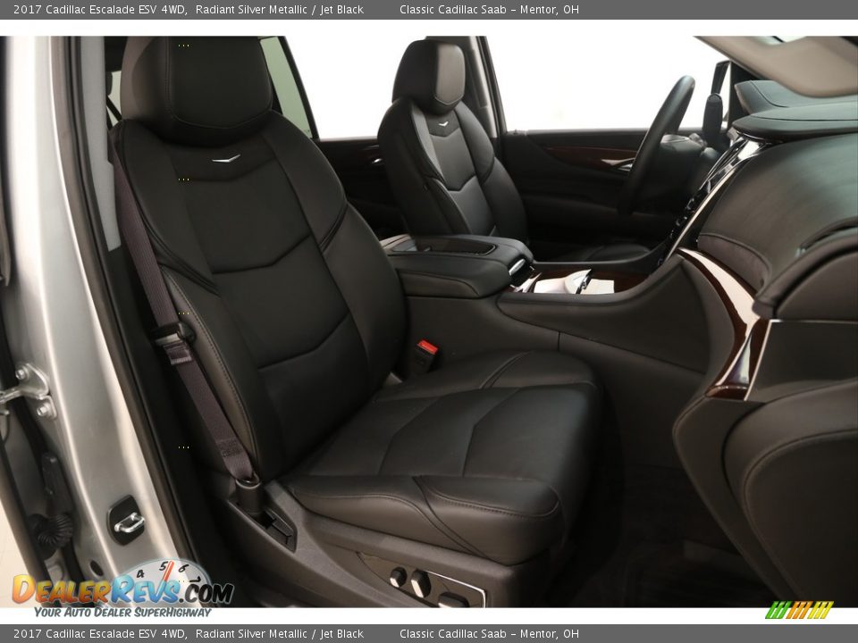 2017 Cadillac Escalade ESV 4WD Radiant Silver Metallic / Jet Black Photo #19