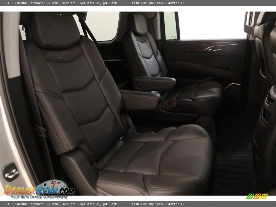 2017 Cadillac Escalade ESV 4WD Radiant Silver Metallic / Jet Black Photo #20