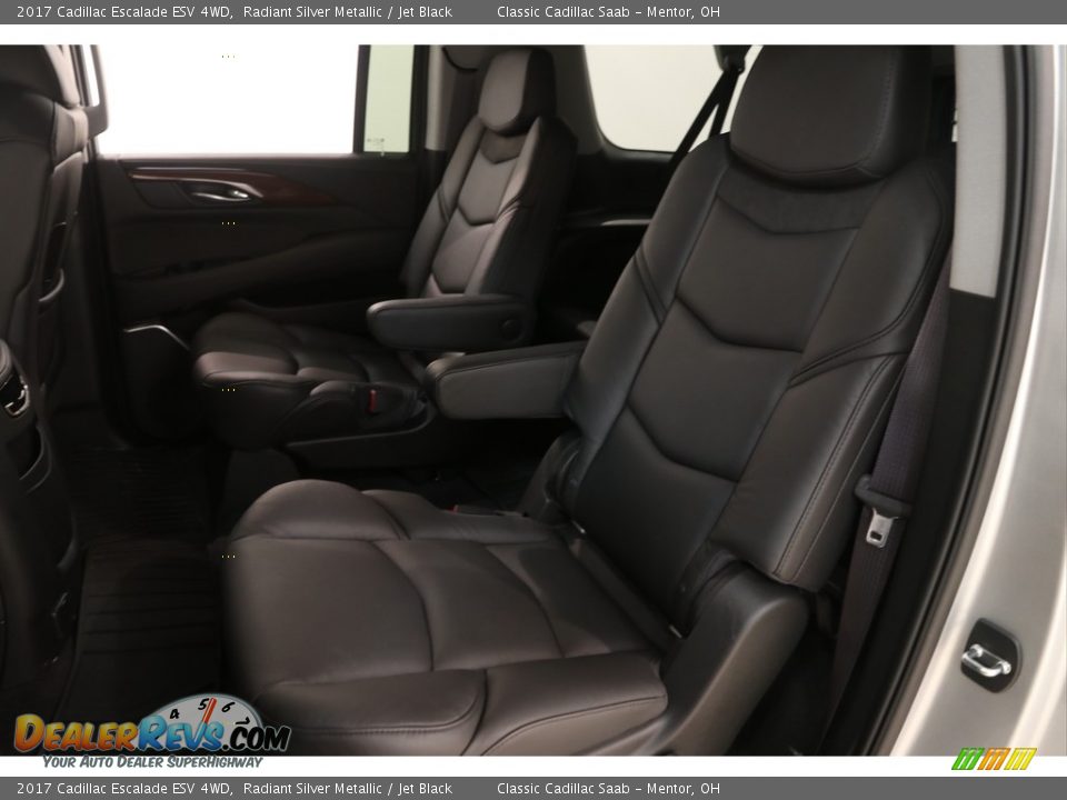 2017 Cadillac Escalade ESV 4WD Radiant Silver Metallic / Jet Black Photo #21
