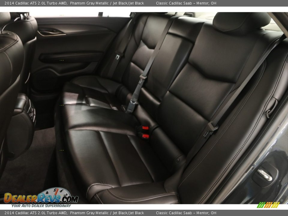 2014 Cadillac ATS 2.0L Turbo AWD Phantom Gray Metallic / Jet Black/Jet Black Photo #18
