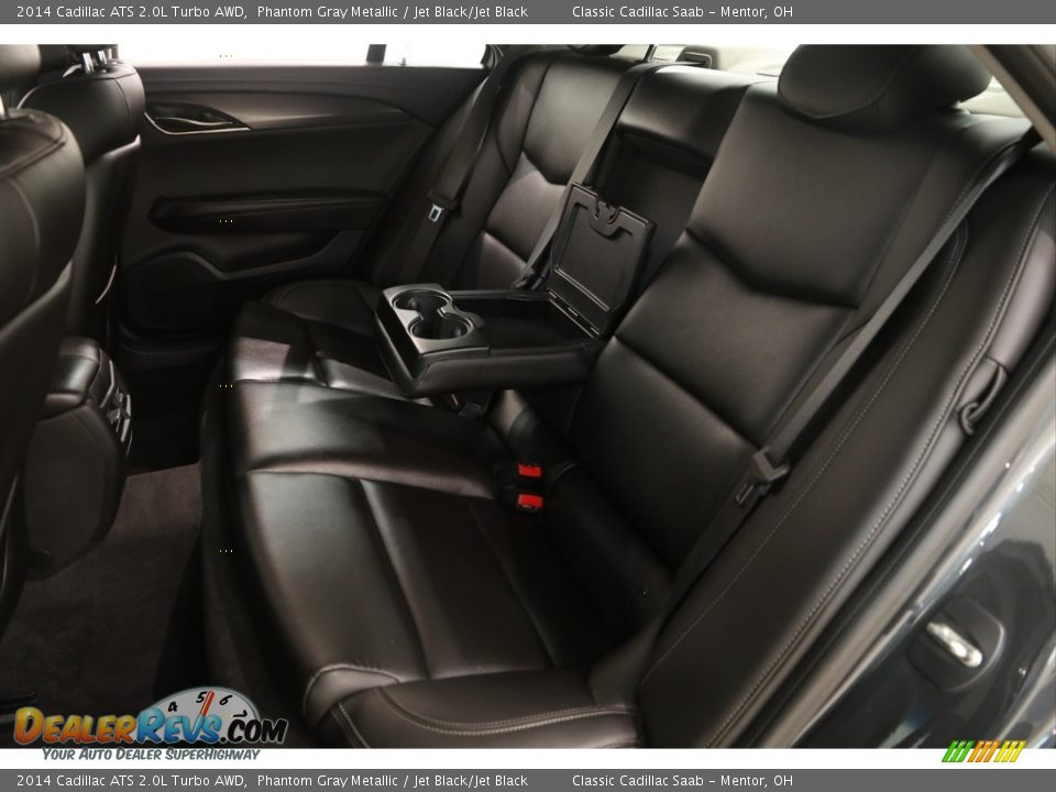 2014 Cadillac ATS 2.0L Turbo AWD Phantom Gray Metallic / Jet Black/Jet Black Photo #19