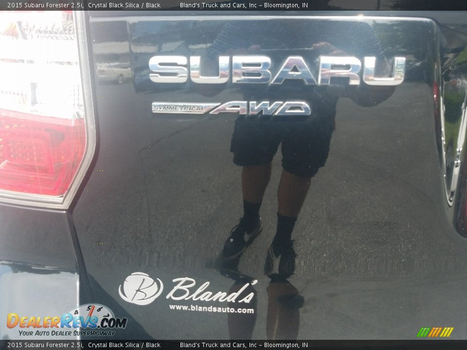 2015 Subaru Forester 2.5i Crystal Black Silica / Black Photo #5