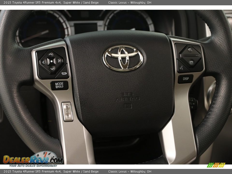 2015 Toyota 4Runner SR5 Premium 4x4 Super White / Sand Beige Photo #10