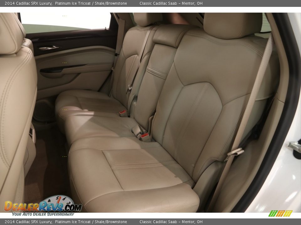2014 Cadillac SRX Luxury Platinum Ice Tricoat / Shale/Brownstone Photo #17