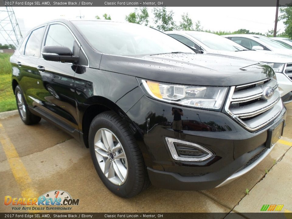 2017 Ford Edge SEL AWD Shadow Black / Ebony Photo #1