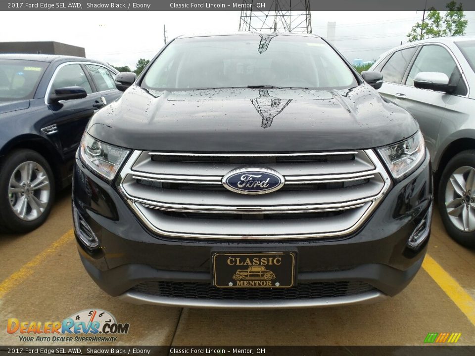 2017 Ford Edge SEL AWD Shadow Black / Ebony Photo #2