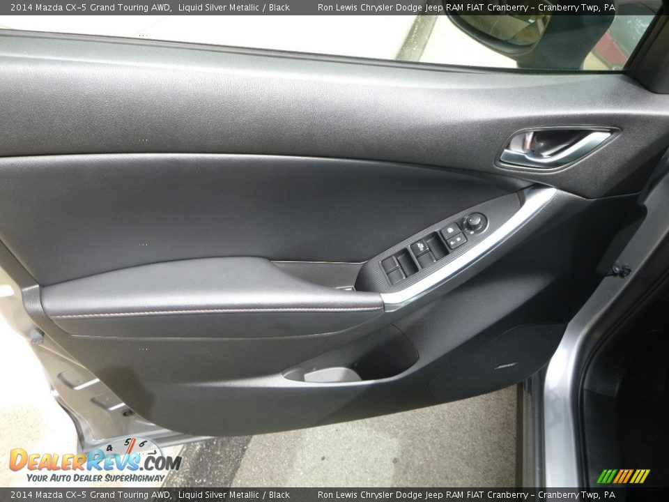 2014 Mazda CX-5 Grand Touring AWD Liquid Silver Metallic / Black Photo #14