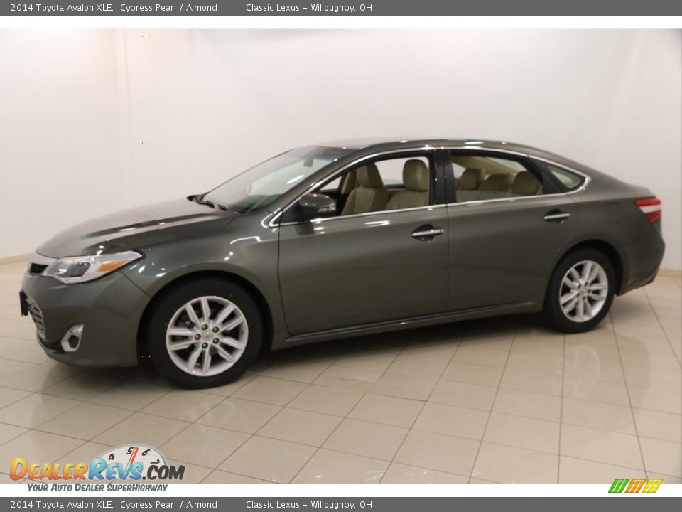 2014 Toyota Avalon XLE Cypress Pearl / Almond Photo #3