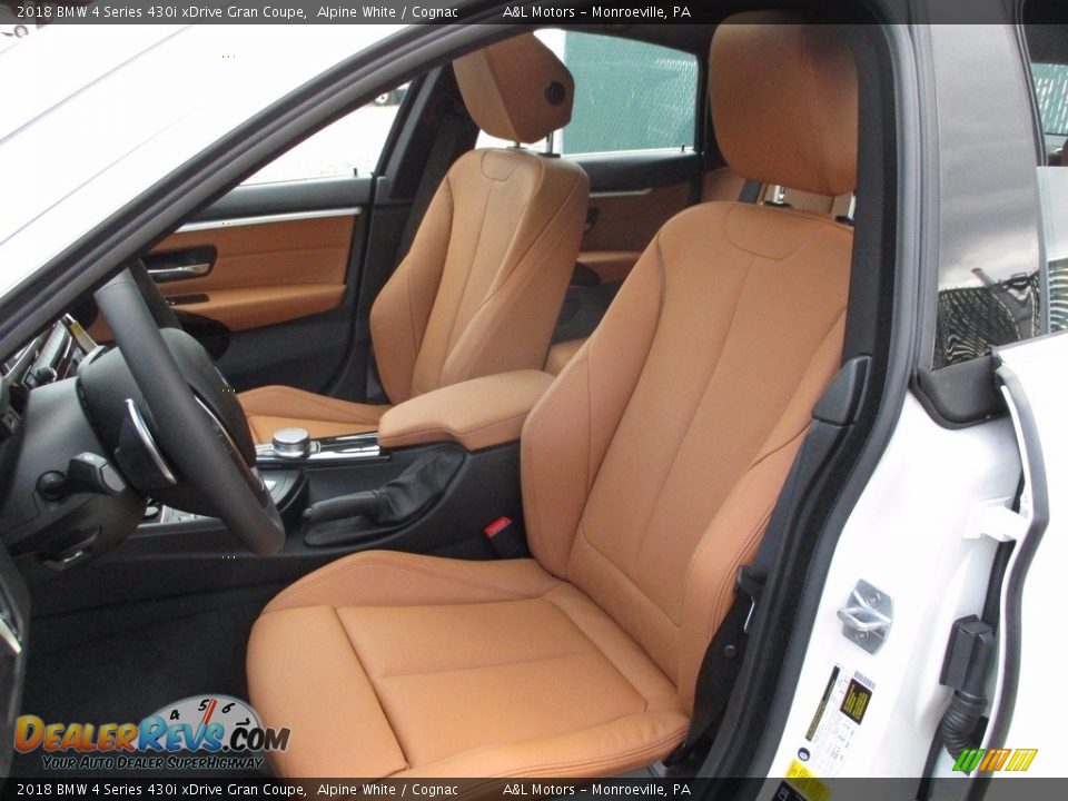 Front Seat of 2018 BMW 4 Series 430i xDrive Gran Coupe Photo #10