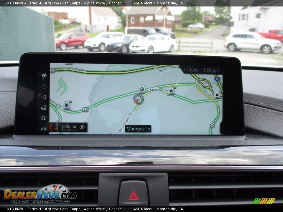 2018 BMW 4 Series 430i xDrive Gran Coupe Alpine White / Cognac Photo #13