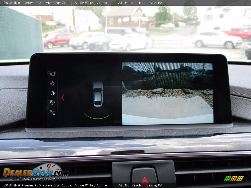 2018 BMW 4 Series 430i xDrive Gran Coupe Alpine White / Cognac Photo #15