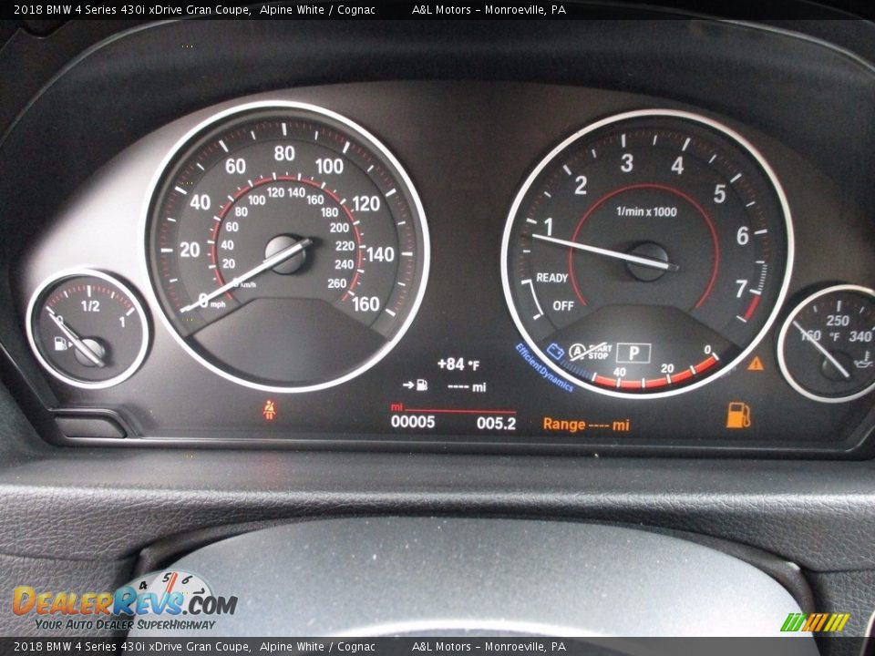 2018 BMW 4 Series 430i xDrive Gran Coupe Gauges Photo #20