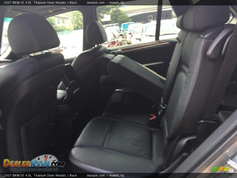 2007 BMW X5 4.8i Titanium Silver Metallic / Black Photo #6