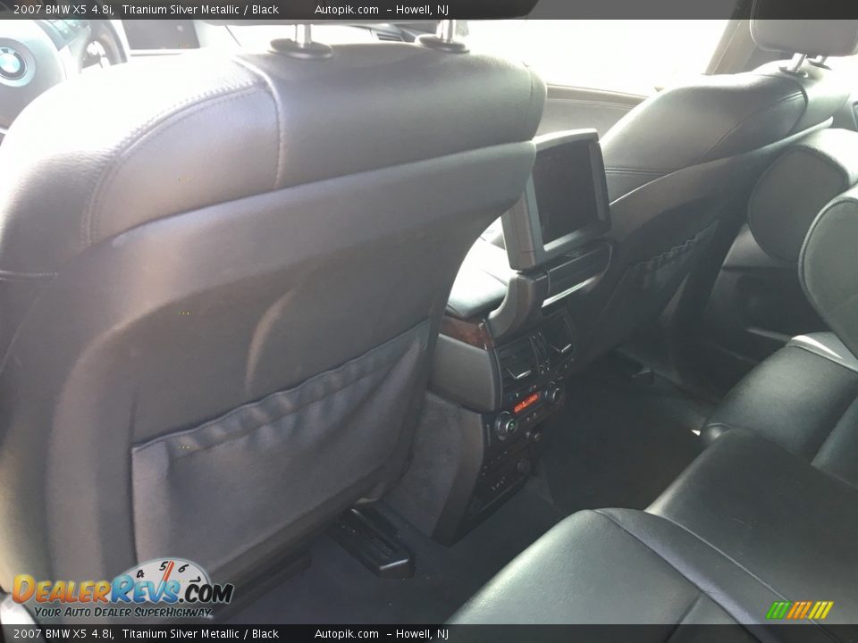 2007 BMW X5 4.8i Titanium Silver Metallic / Black Photo #8