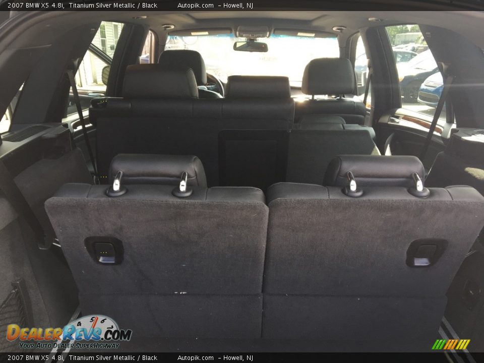 2007 BMW X5 4.8i Titanium Silver Metallic / Black Photo #9