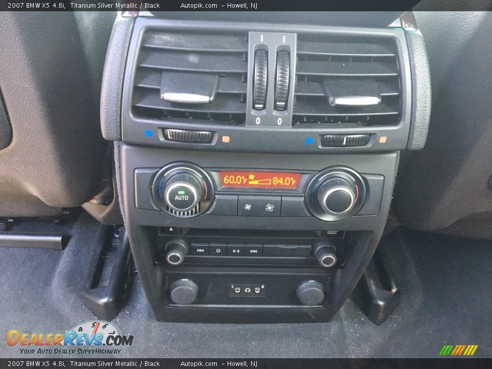 2007 BMW X5 4.8i Titanium Silver Metallic / Black Photo #14